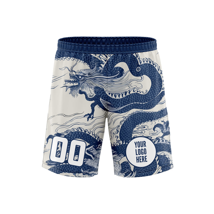 Shogun Blue Custom Soccer Shorts