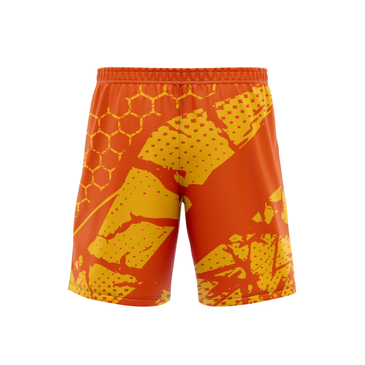 Blaze Grid Custom Soccer Shorts