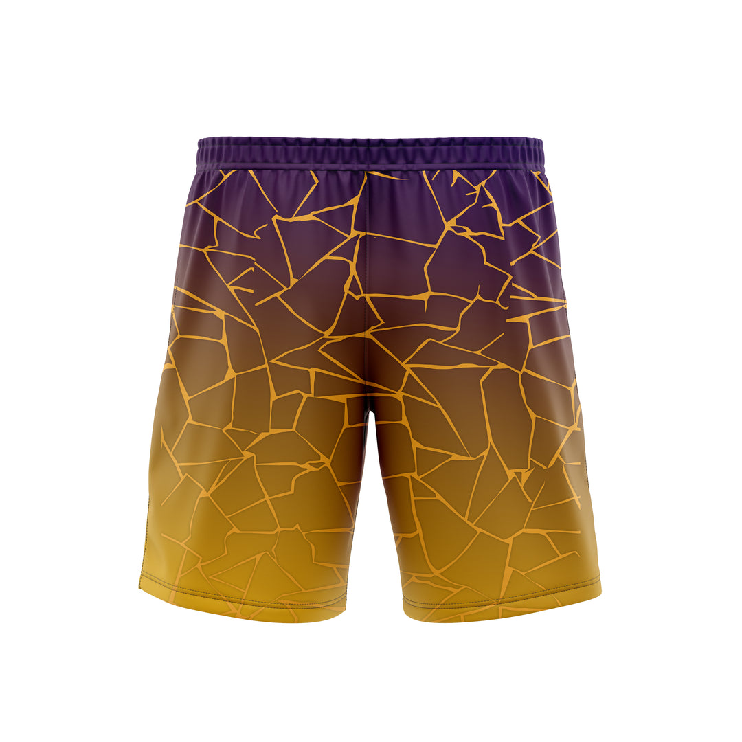 Magma Mosaic Custom Soccer Shorts