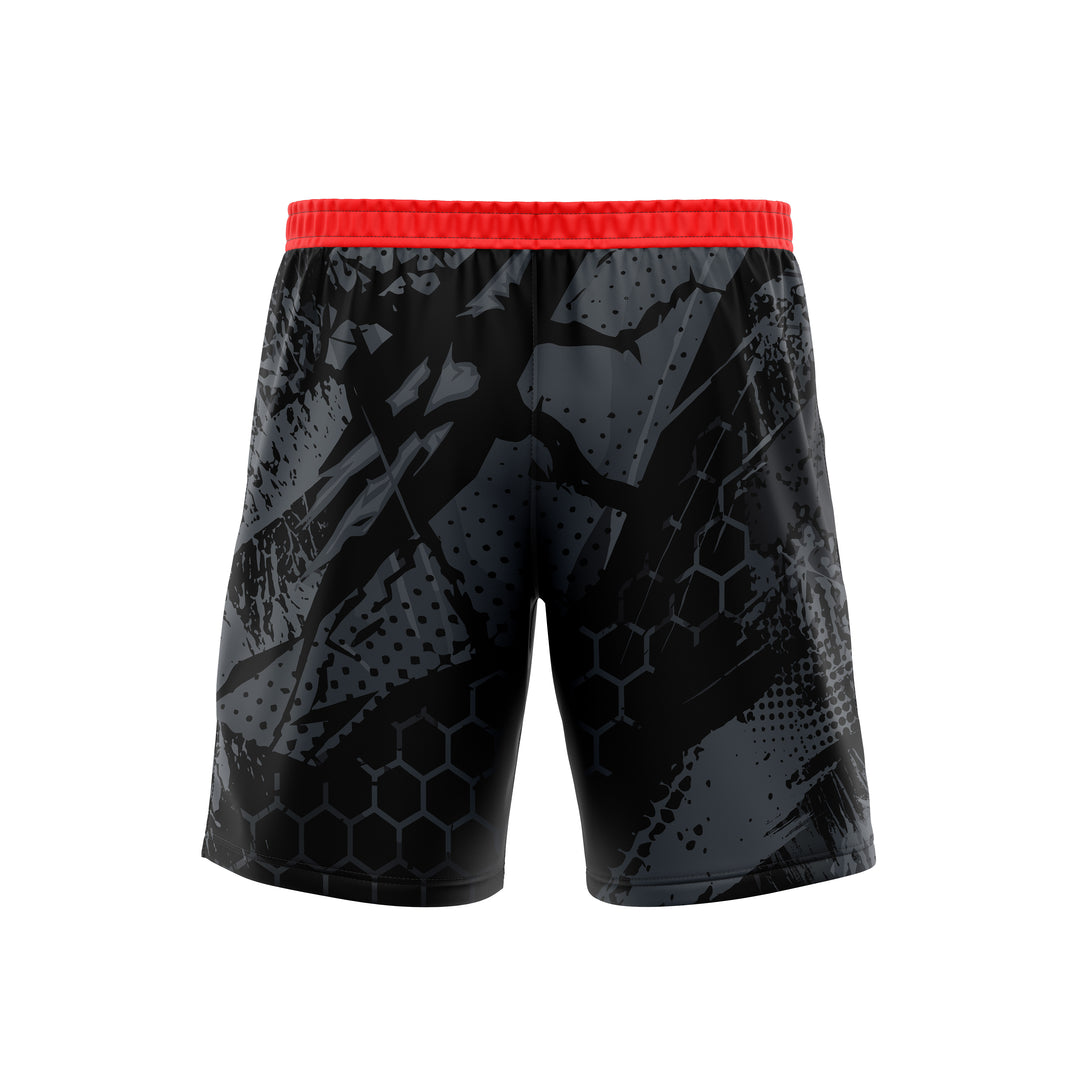 Crimson Strike Custom Soccer Shorts