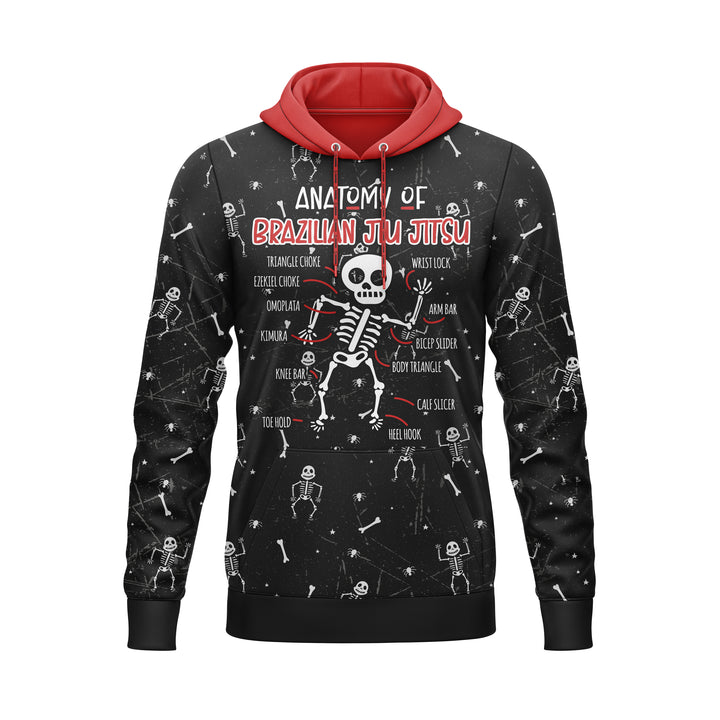 Anatomy of BJJ Full-Print Hoodie For Men/Women