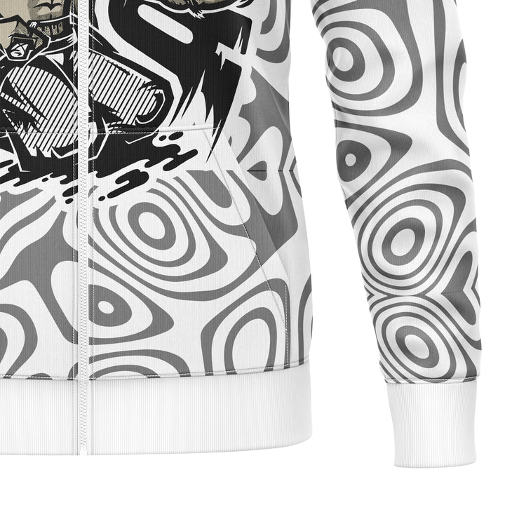 Sonic Slam Full-Print Zipper Hoodie For Men/Women