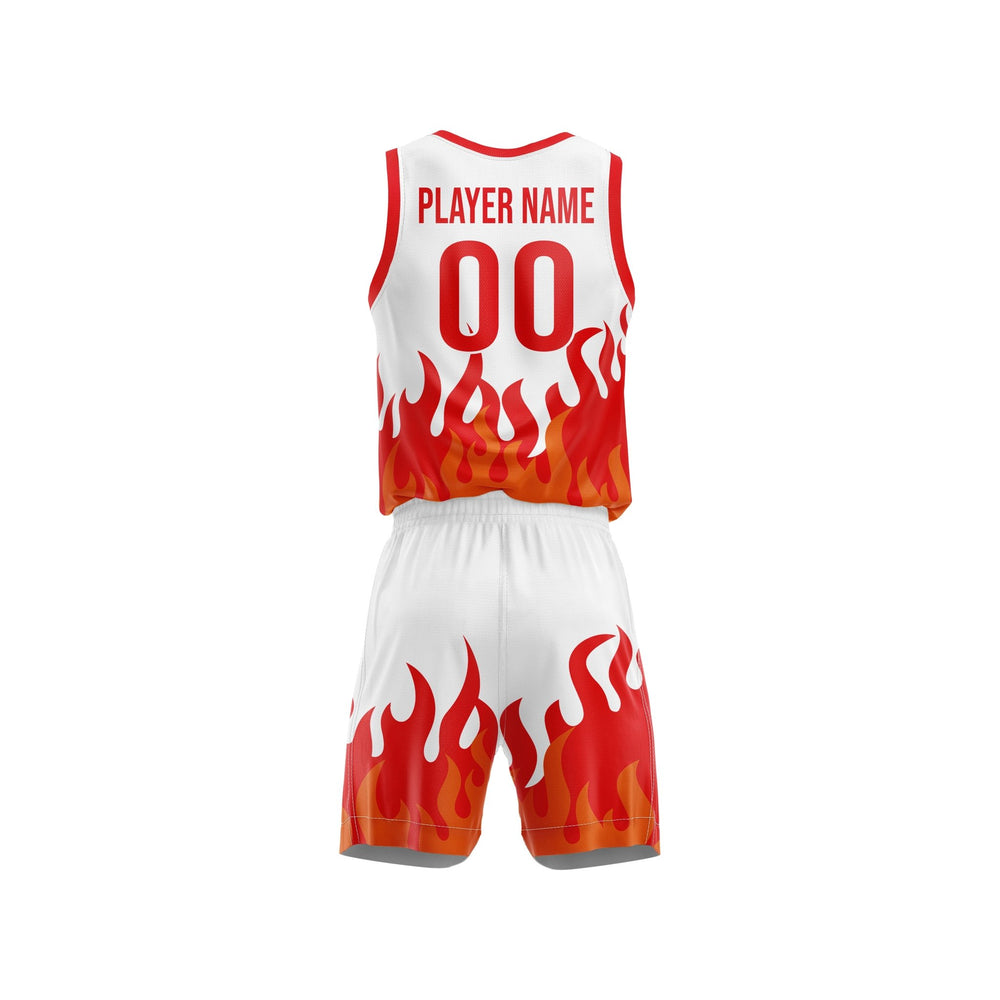 Power Flame Custom Basketball Uniform - Summo Sports