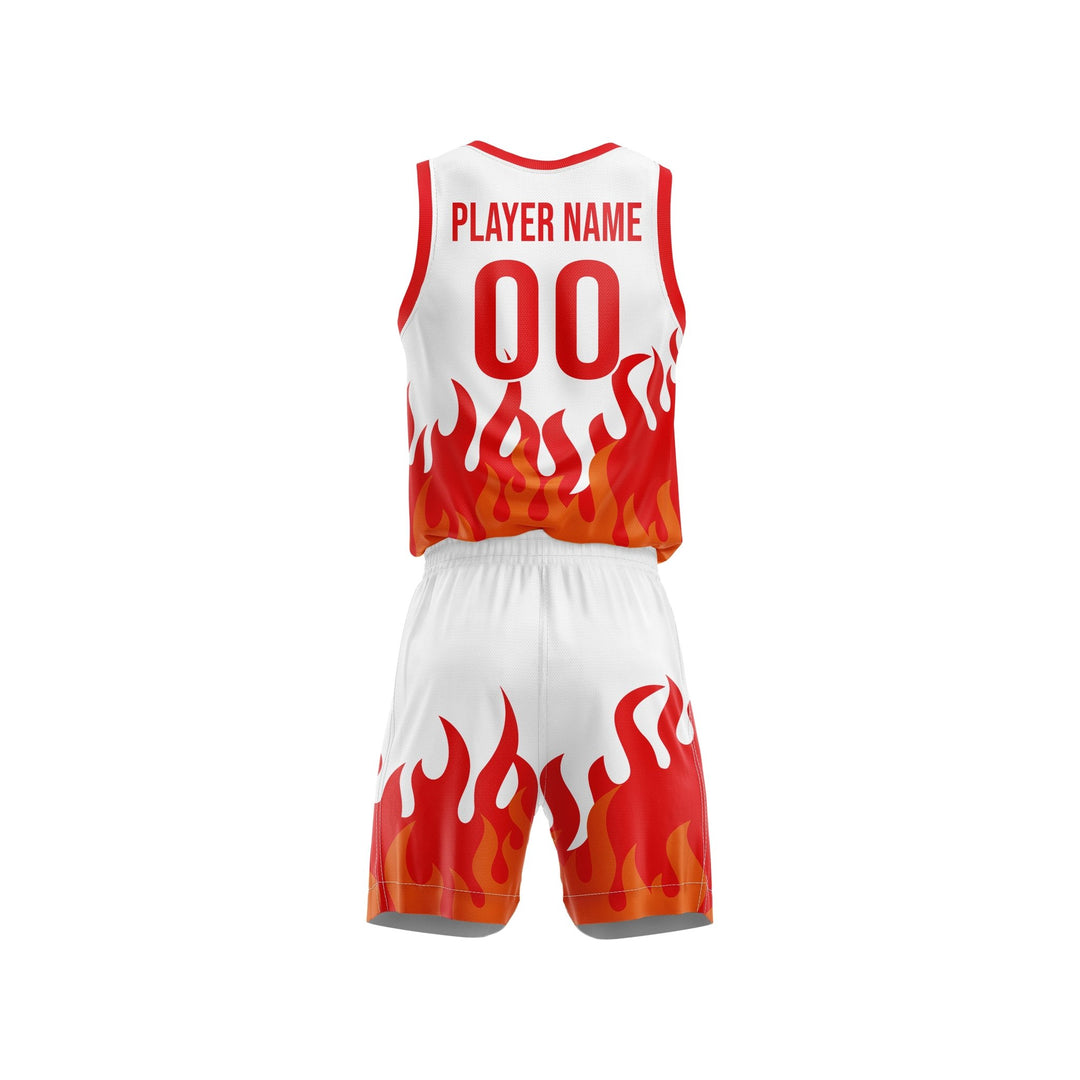Power Flame Custom Basketball Uniform - Summo Sports