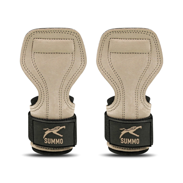Power Grip Leather Weight Lifting Straps - Summo Sports