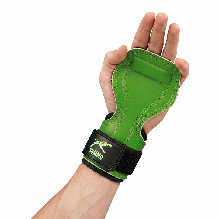 Power Grip Leather Weight Lifting Straps - Summo Sports