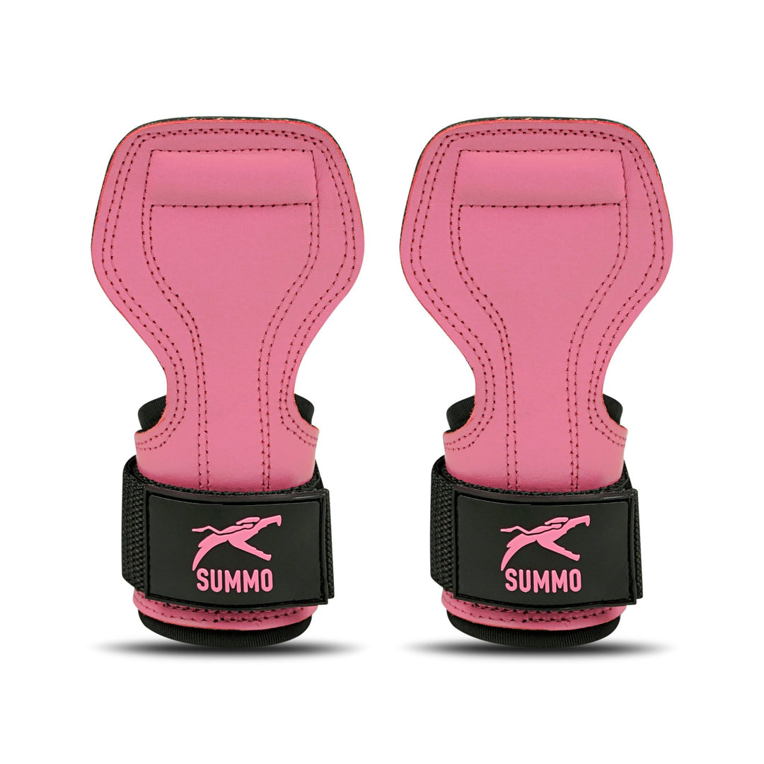 Power Grip Leather Weight Lifting Straps - Summo Sports