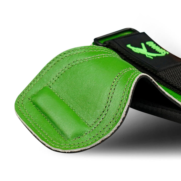 Power Grip Leather Weight Lifting Straps - Summo Sports