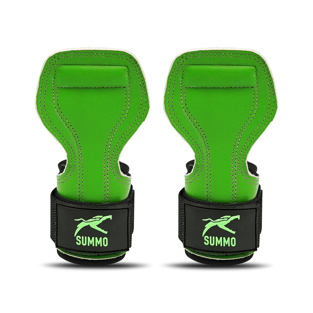 Power Grip Leather Weight Lifting Straps - Summo Sports