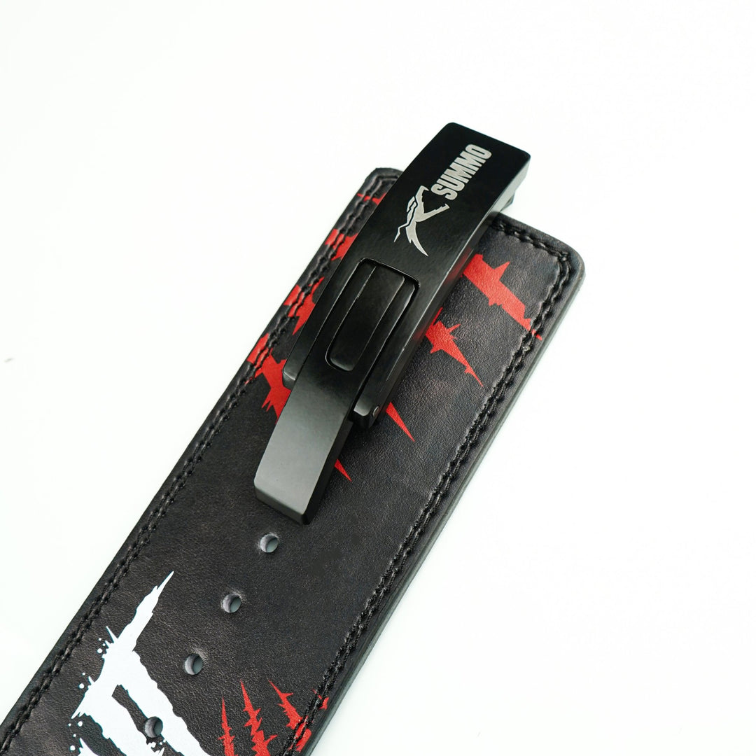 Power Lock Leather Weight Lifting Belt - Summo Sports