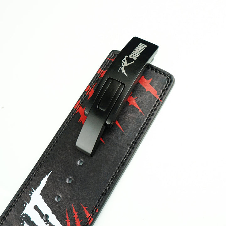 Power Lock Leather Weight Lifting Belt - Summo Sports