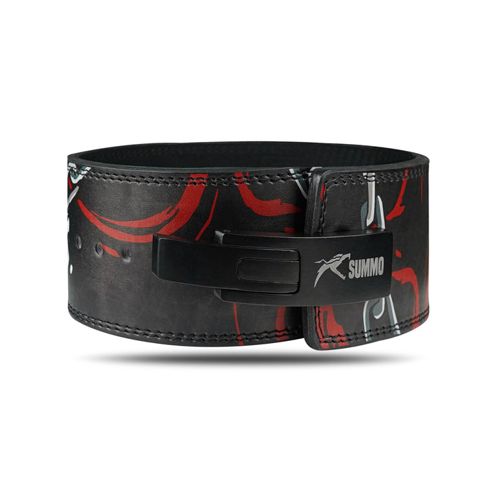 Power Lock Leather Weight Lifting Belt - Summo Sports