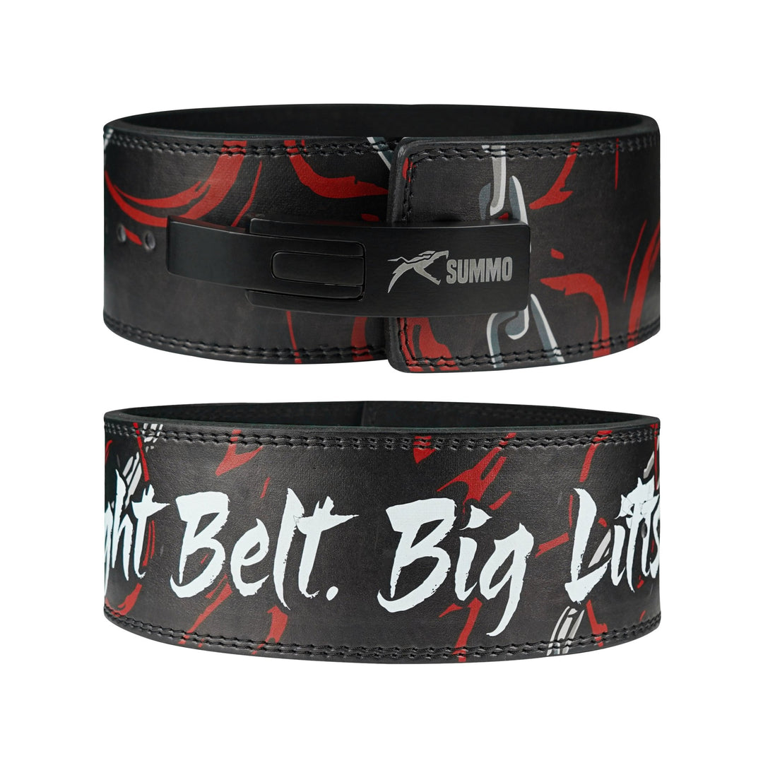 Power Lock Leather Weight Lifting Belt - Summo Sports
