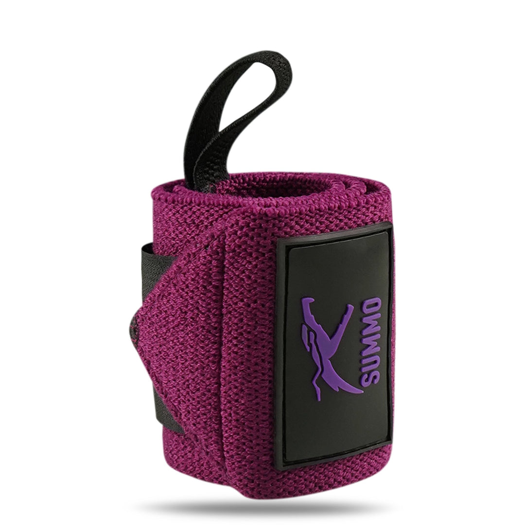 Powerlifting Wrist Wraps with Thumb Loop - Summo Sports