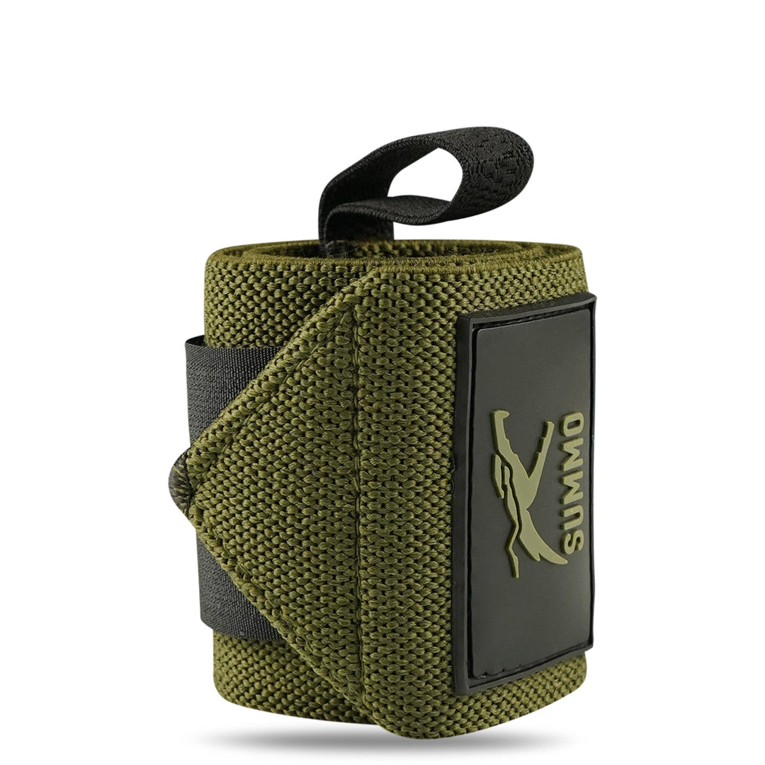 Powerlifting Wrist Wraps with Thumb Loop - Summo Sports