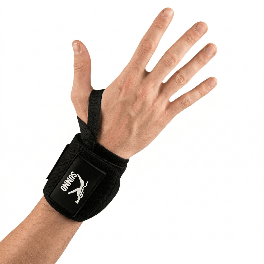 Powerlifting Wrist Wraps with Thumb Loop - Summo Sports