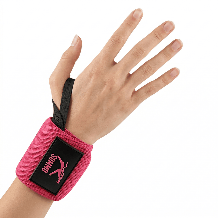 Powerlifting Wrist Wraps with Thumb Loop - Summo Sports