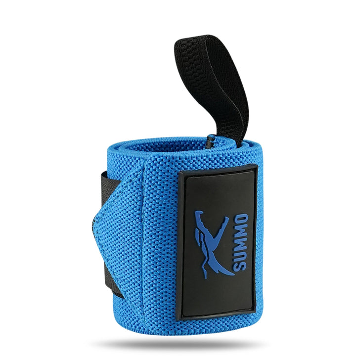 Powerlifting Wrist Wraps with Thumb Loop - Summo Sports