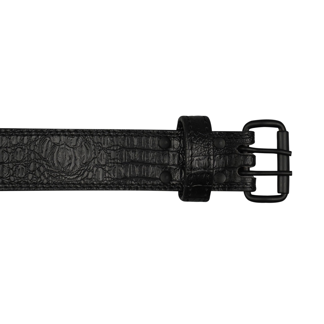 Predator Black Double Prong Leather Weightlifting Belt - Summo Sports