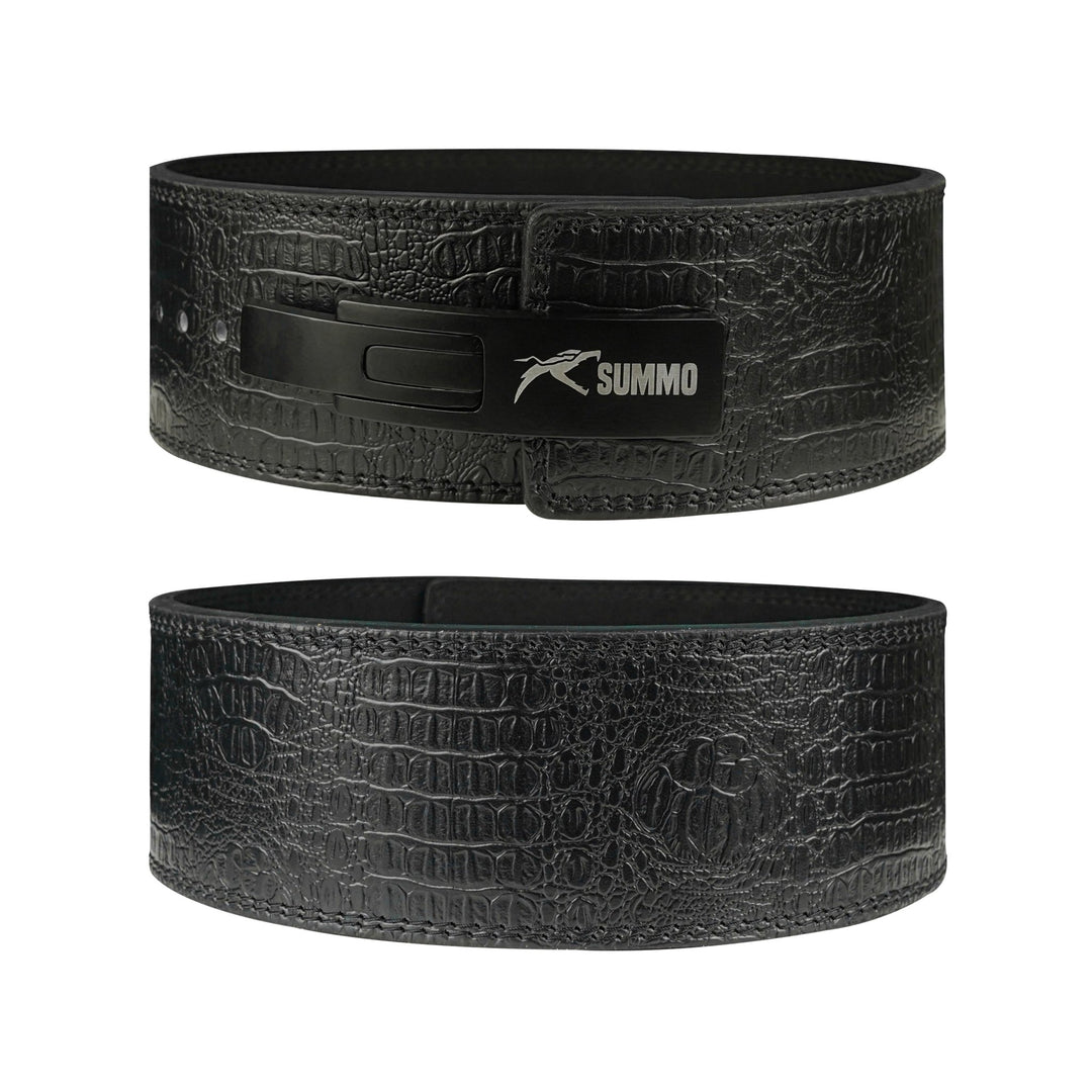 Predator Black Leather Weight Lifting Belt - Summo Sports