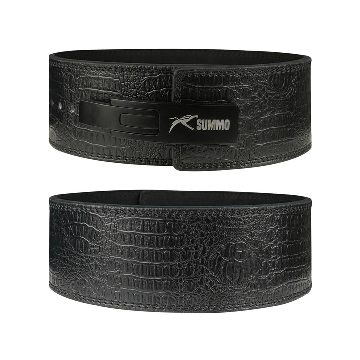Predator Black Leather Weight Lifting Belt - Summo Sports