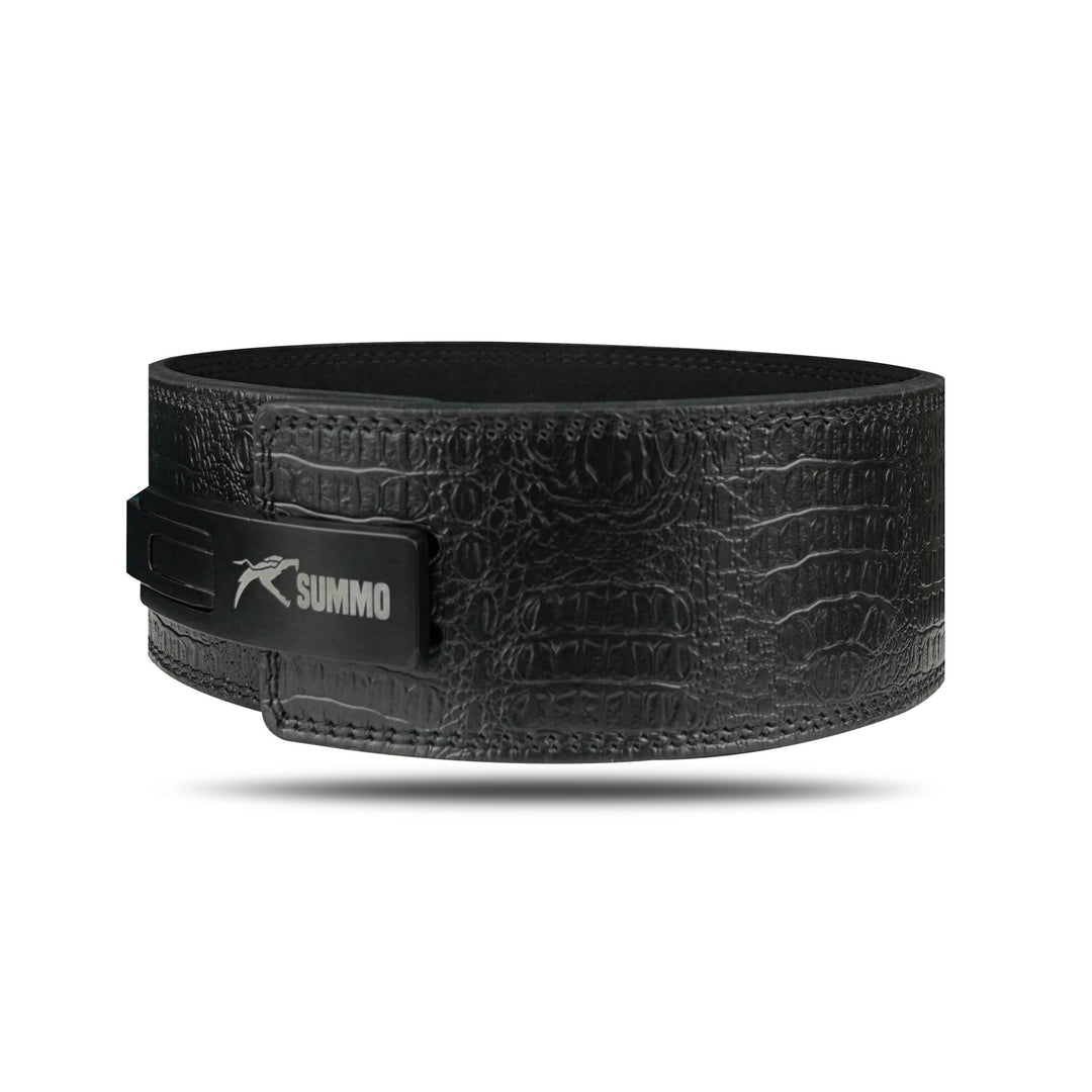 Predator Black Leather Weight Lifting Belt - Summo Sports
