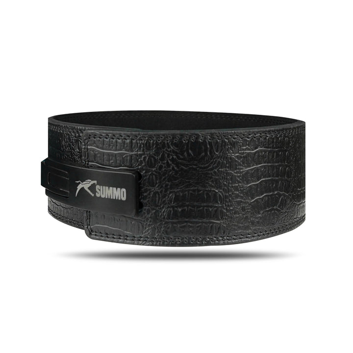 Predator Black Leather Weight Lifting Belt - Summo Sports