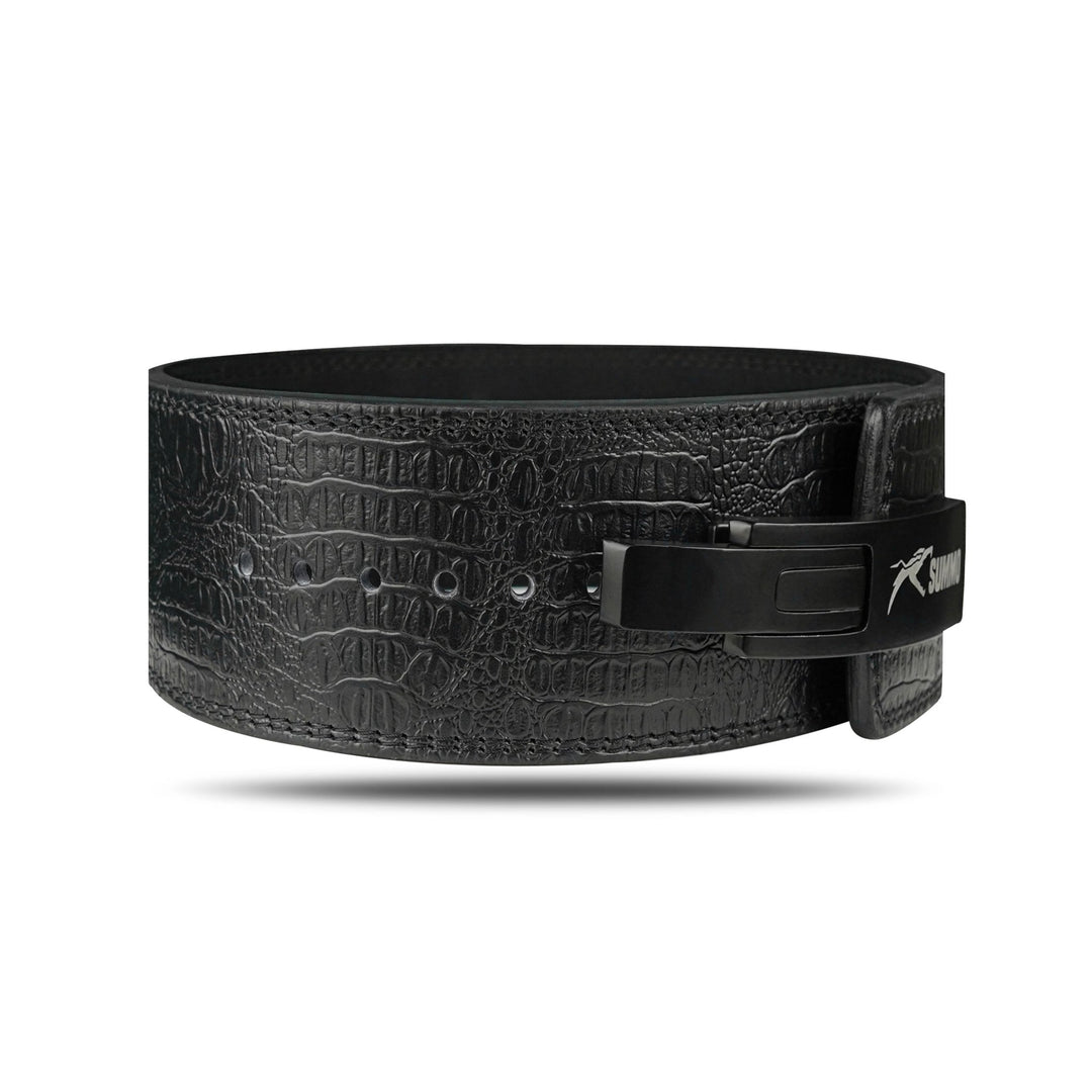 Predator Black Leather Weight Lifting Belt - Summo Sports