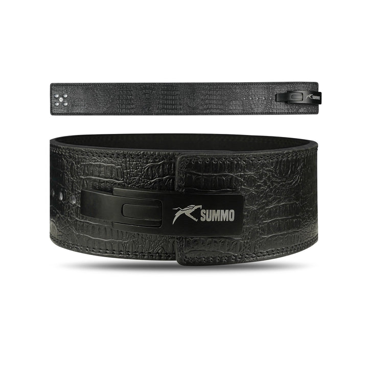 Predator Black Leather Weight Lifting Belt - Summo Sports