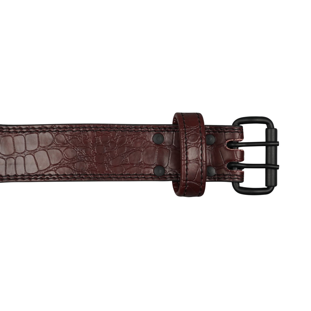 Predator Brown Double Prong Leather Weightlifting Belt - Summo Sports