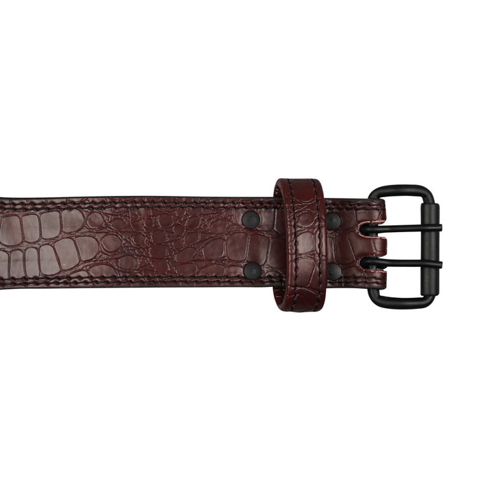 Predator Brown Double Prong Leather Weightlifting Belt - Summo Sports