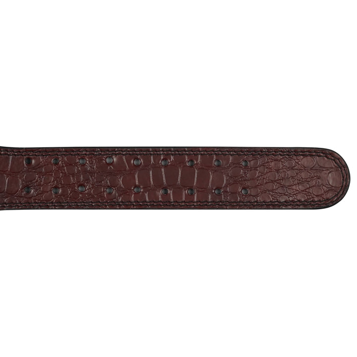 Predator Brown Double Prong Leather Weightlifting Belt - Summo Sports