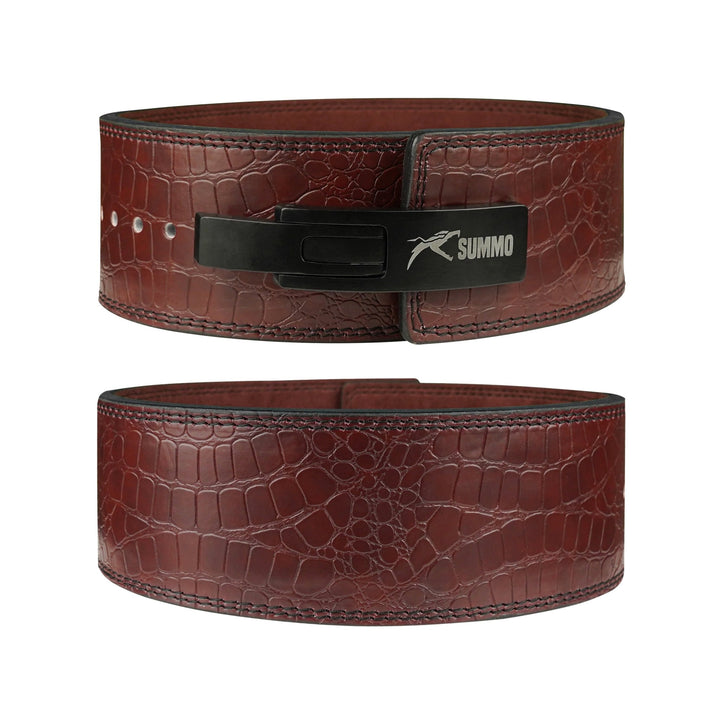 Predator Brown Leather Weight Lifting Belt - Summo Sports