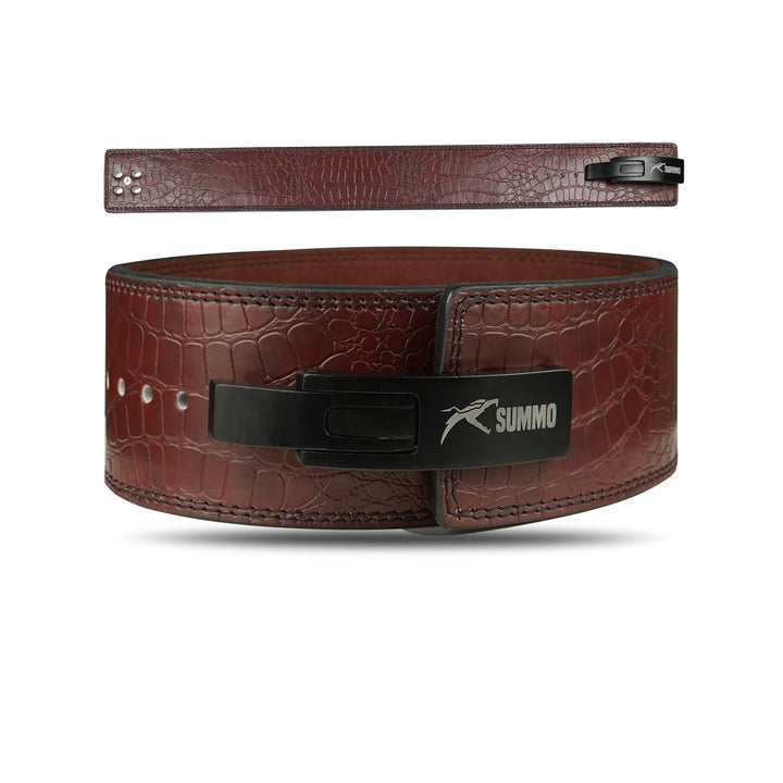 Predator Brown Leather Weight Lifting Belt - Summo Sports