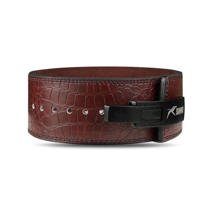 Predator Brown Leather Weight Lifting Belt - Summo Sports