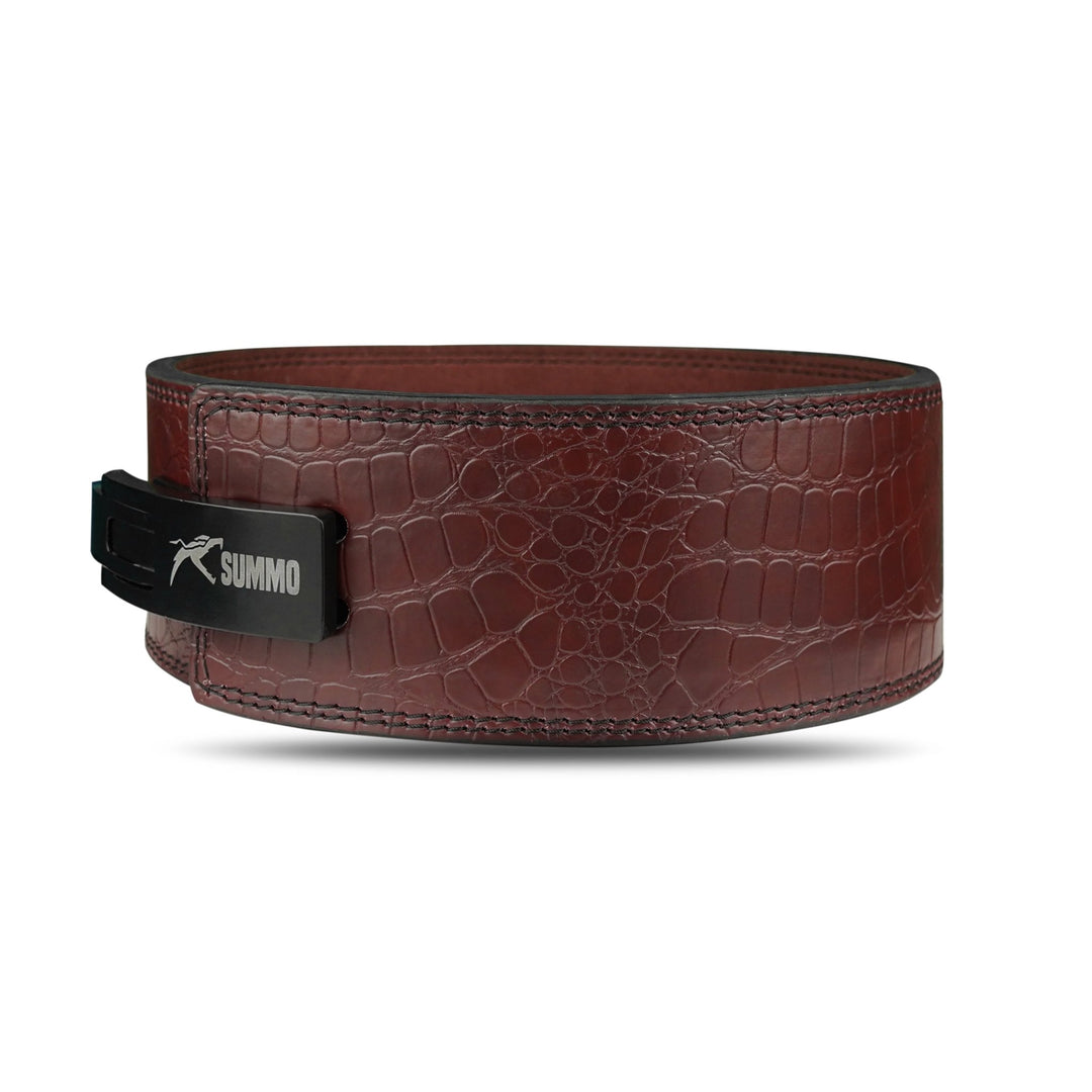 Predator Brown Leather Weight Lifting Belt - Summo Sports