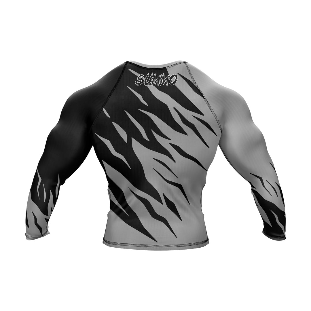 Predator Ranked Black Premium Bjj Rash Guard For Men/Women - Summo Sports