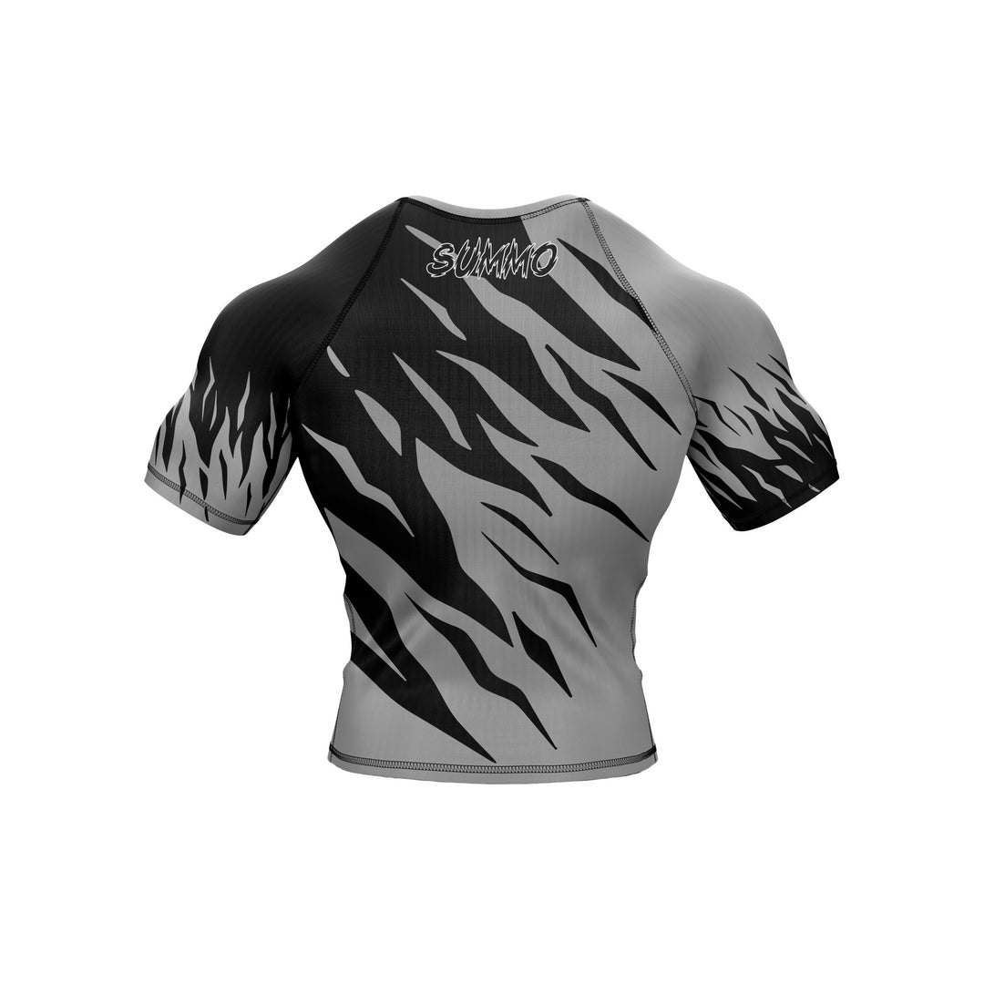 Predator Ranked Black Premium Bjj Rash Guard For Men/Women - Summo Sports