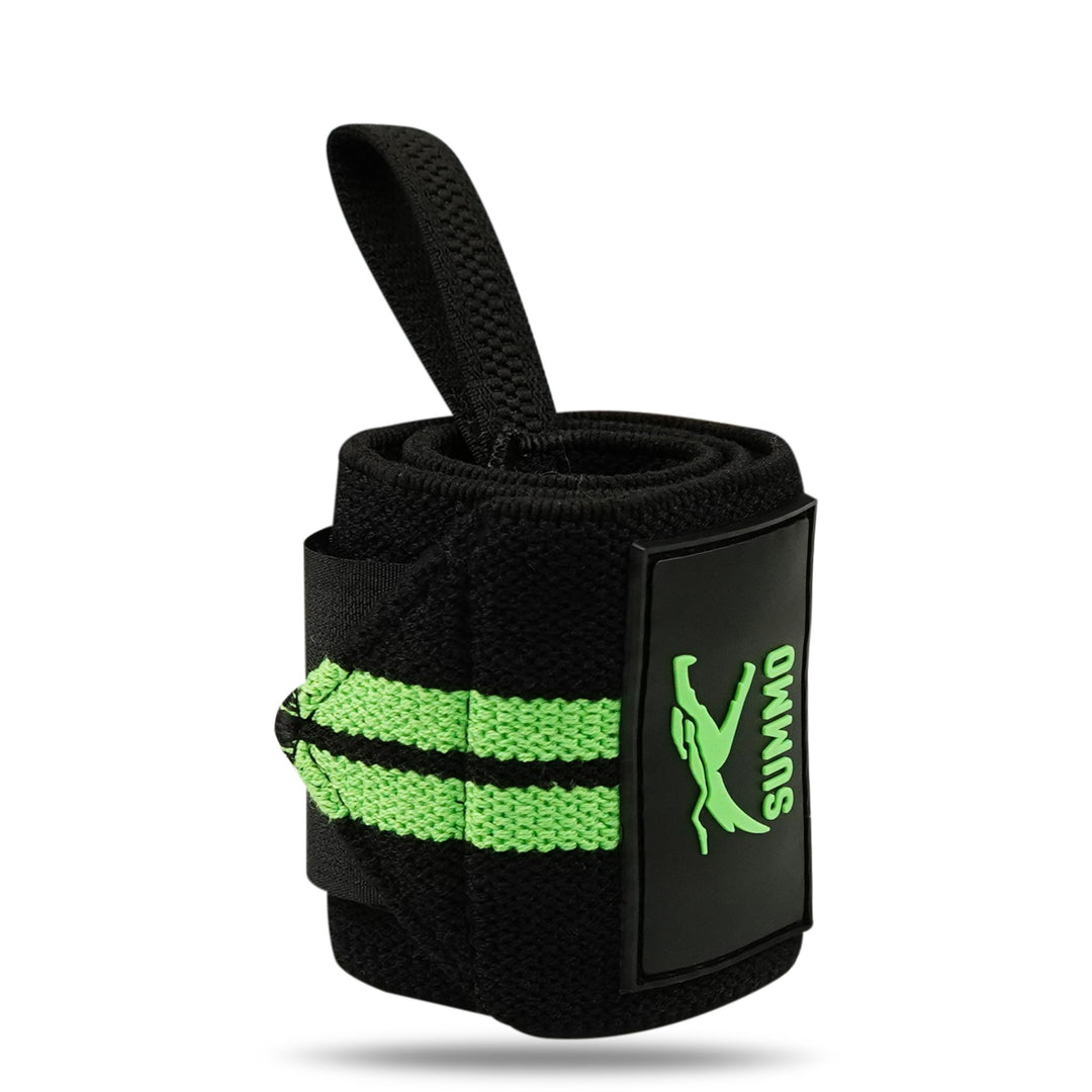 Pro Powerlifting Wrist Wraps with Thumb Loop - Summo Sports