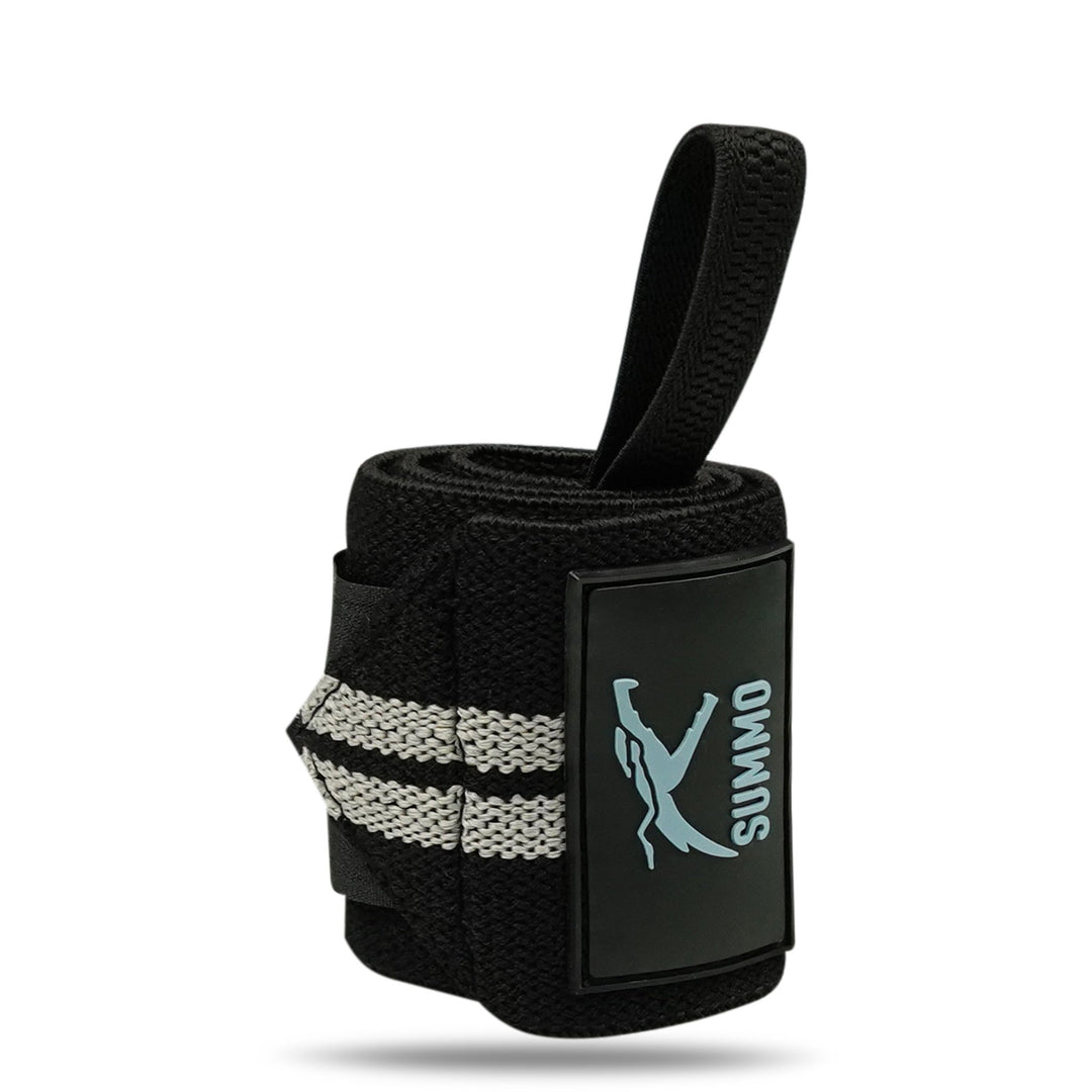 Pro Powerlifting Wrist Wraps with Thumb Loop - Summo Sports
