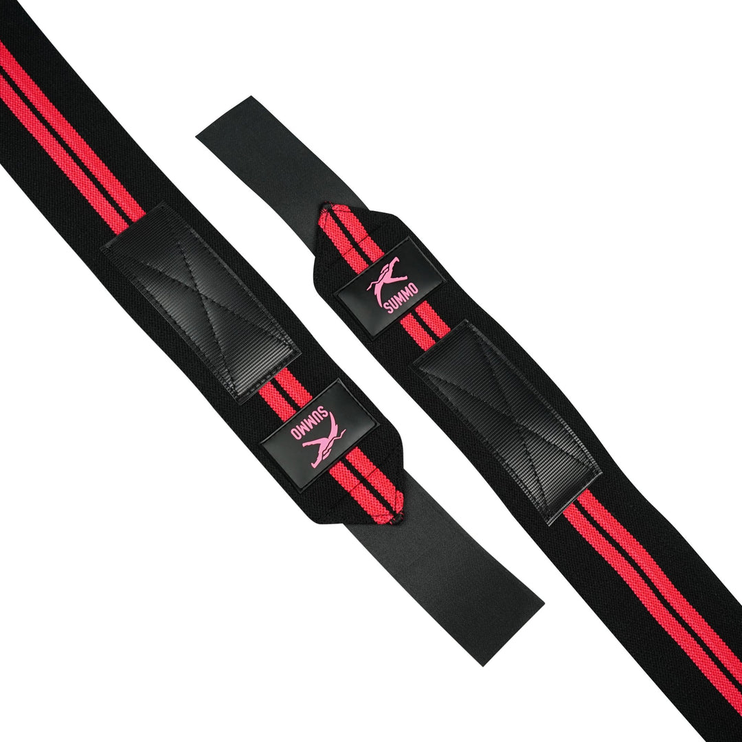 Pro Powerlifting Wrist Wraps with Thumb Loop - Summo Sports