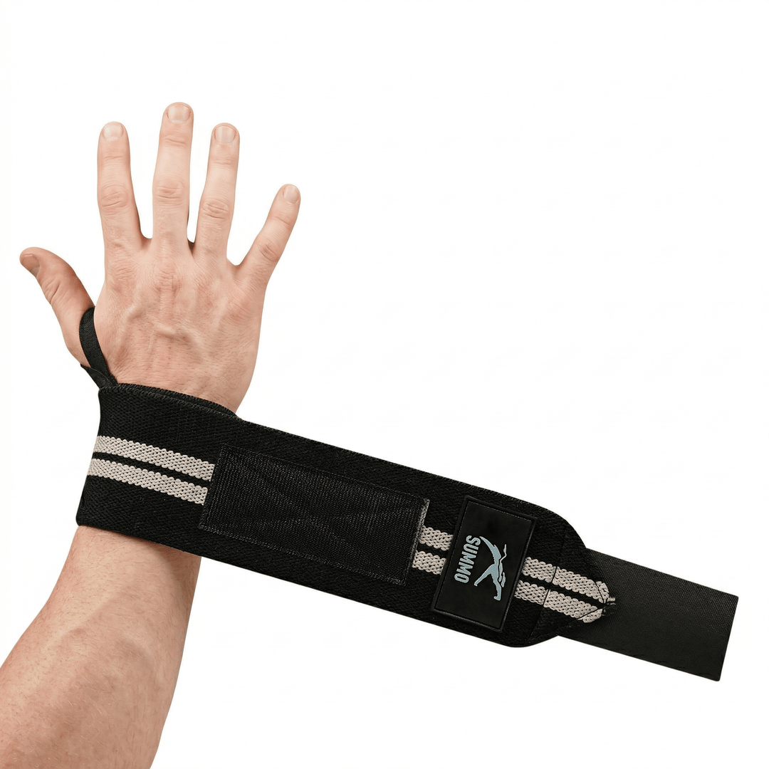 Pro Powerlifting Wrist Wraps with Thumb Loop - Summo Sports