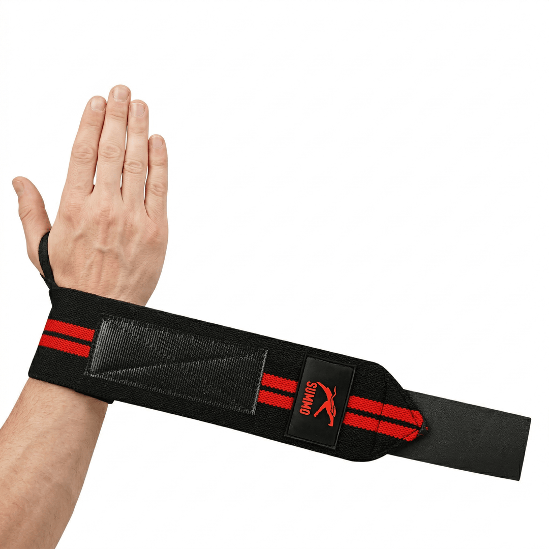 Pro Powerlifting Wrist Wraps with Thumb Loop - Summo Sports