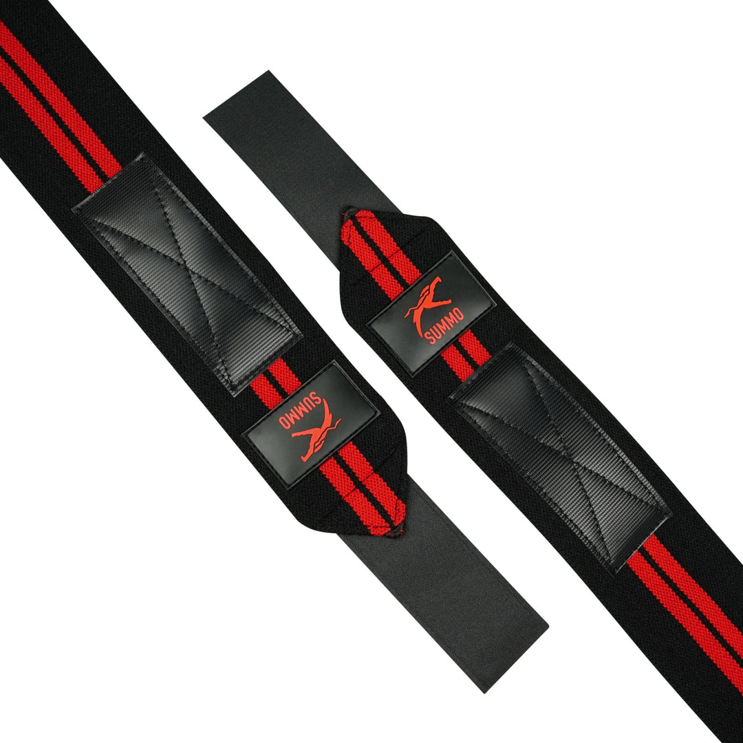 Pro Powerlifting Wrist Wraps with Thumb Loop - Summo Sports