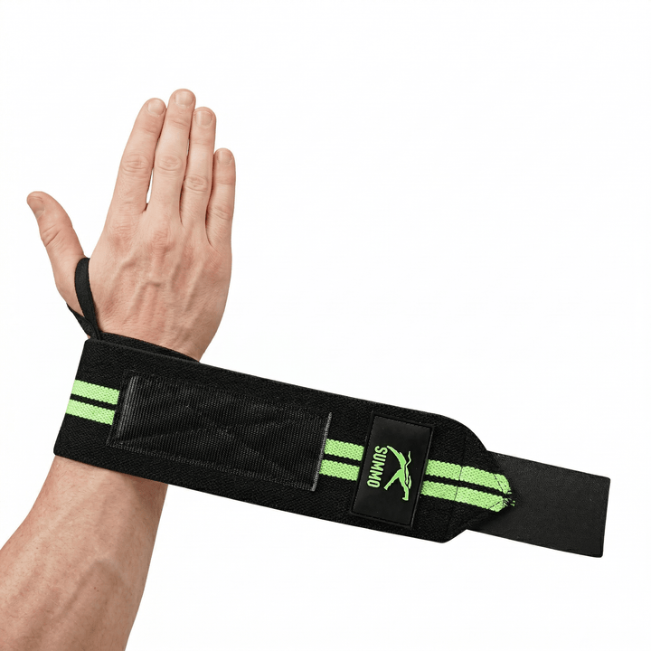 Pro Powerlifting Wrist Wraps with Thumb Loop - Summo Sports