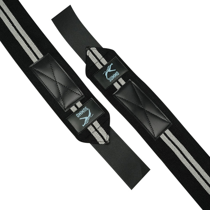 Pro Powerlifting Wrist Wraps with Thumb Loop - Summo Sports