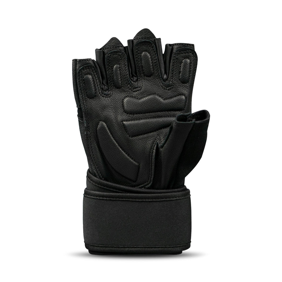 Pro - Wrap Leather Weightlifting Gloves - Summo Sports