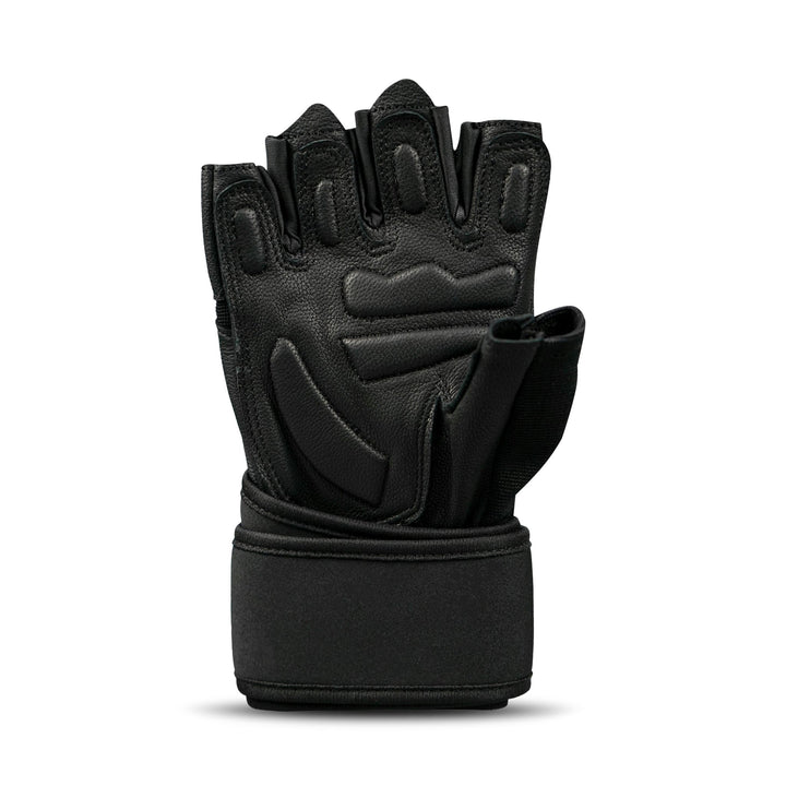 Pro - Wrap Leather Weightlifting Gloves - Summo Sports