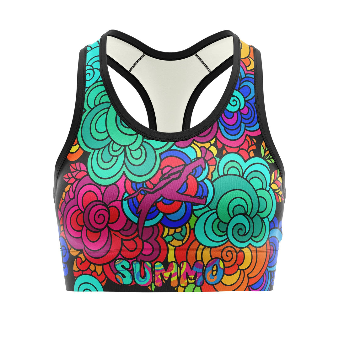 Psychedelic Flow Women Sports Bra - Summo Sports
