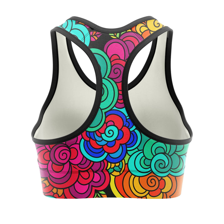Psychedelic Flow Women Sports Bra - Summo Sports